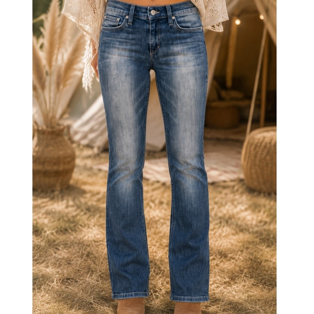 Joes Jeans The Provocateur Bootcut Medium Wash Denim Blue Jeans Womens 26 Tall